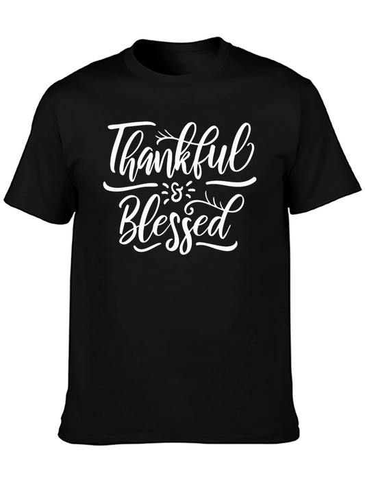 Thankful & Blessed Graphic Tee