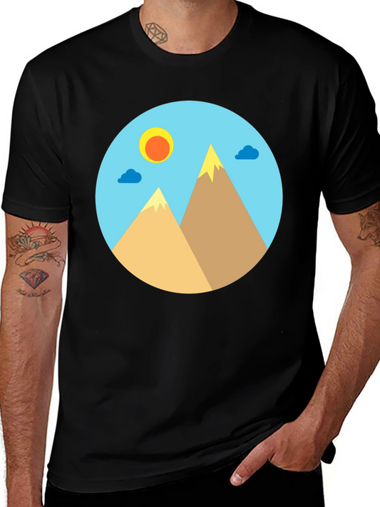 Mountain View Graphic T-Shirt - Unisex Cotton Tee