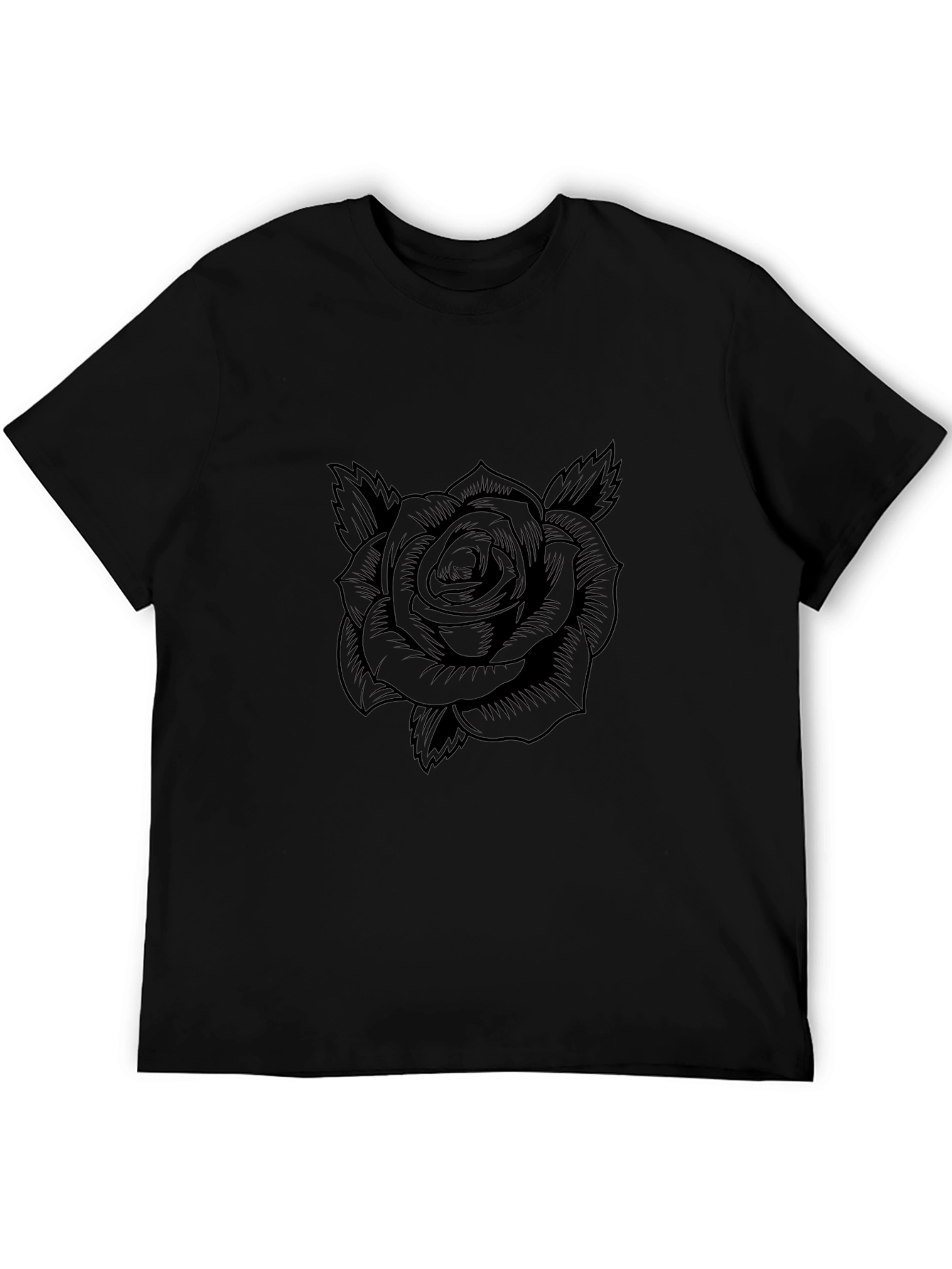 Black Rose Graphic T-Shirt
