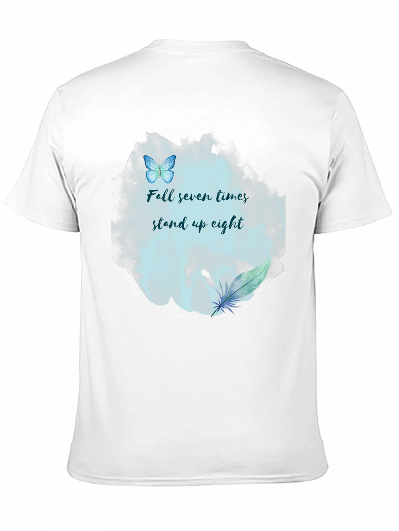 Motivational Fall Seven Times Graphic Tee