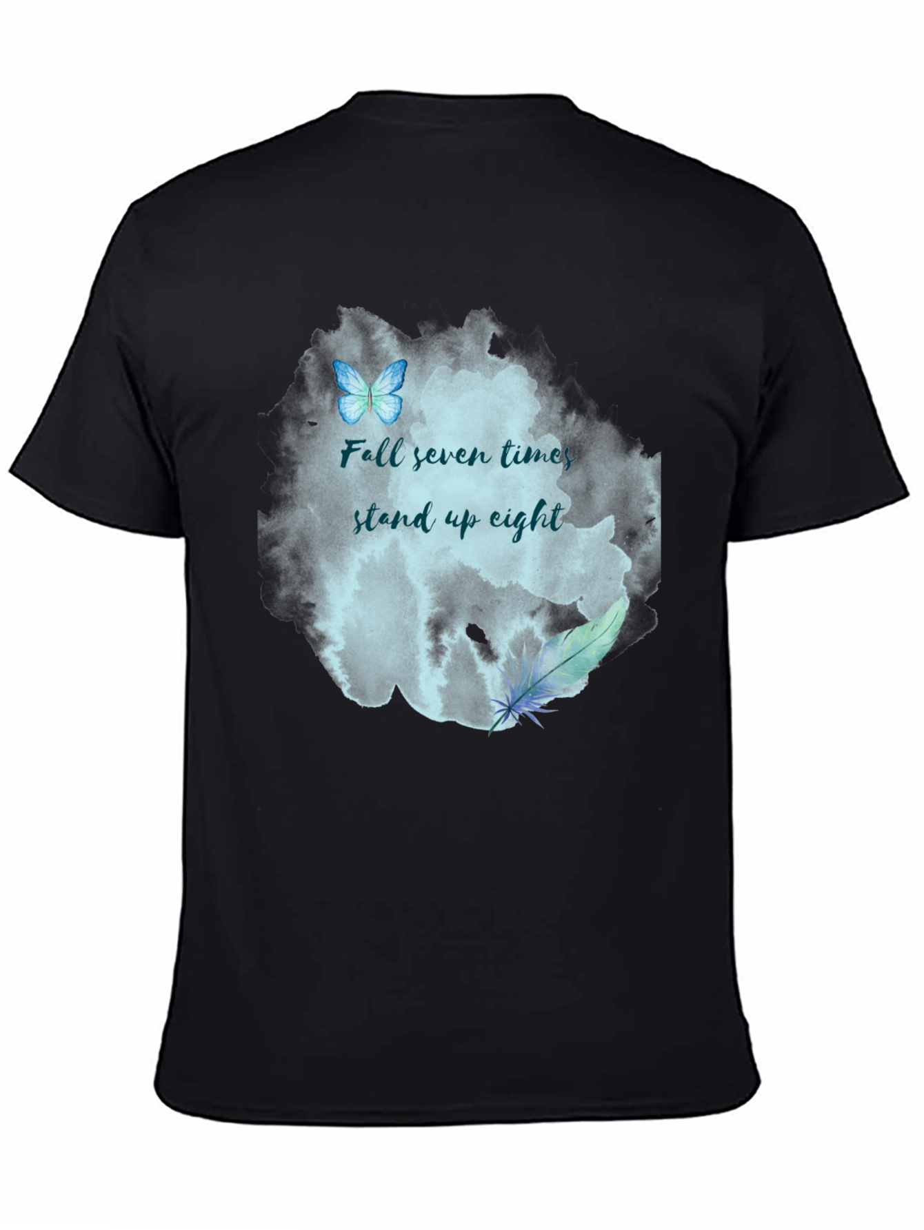 Motivational Fall Seven Times Graphic Tee