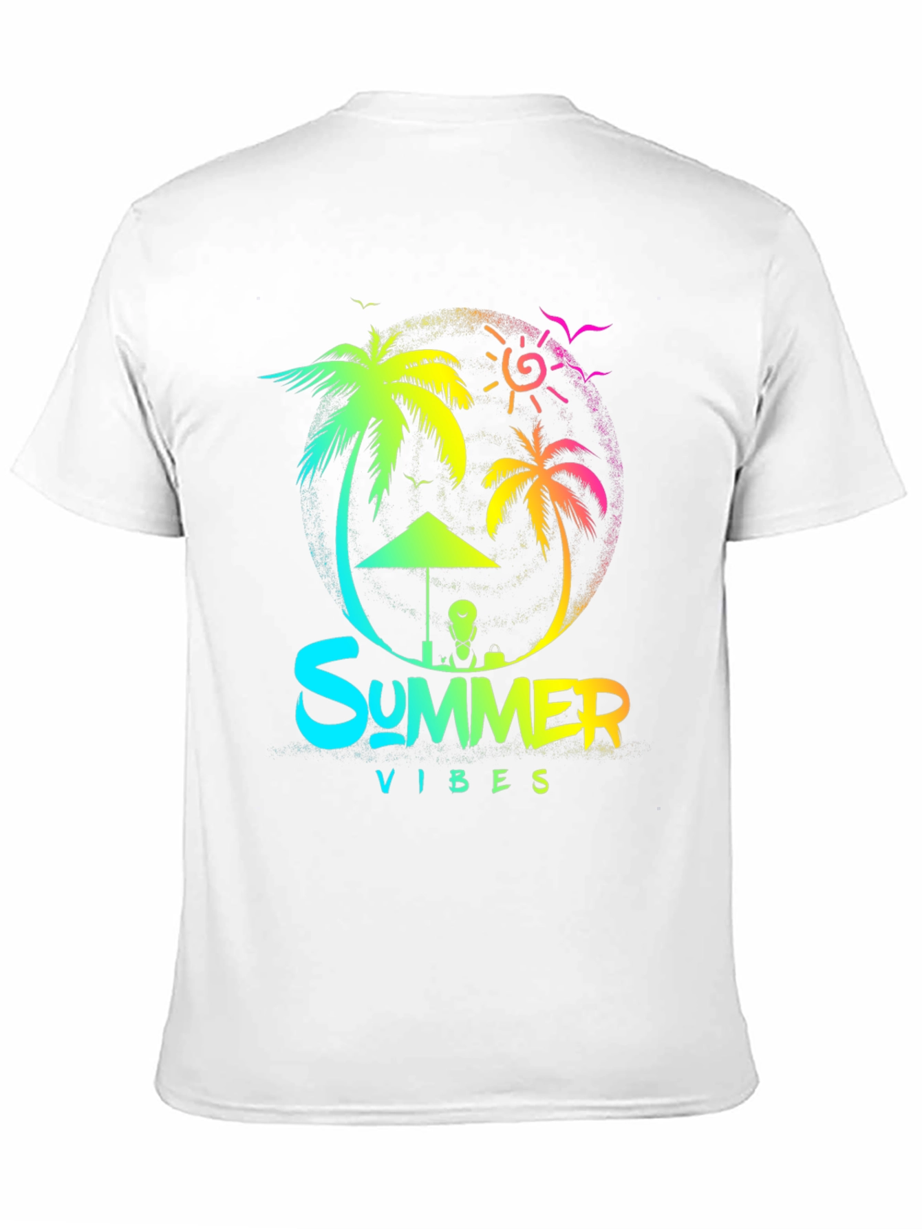 Summer Vibes Graphic T-Shirt Black