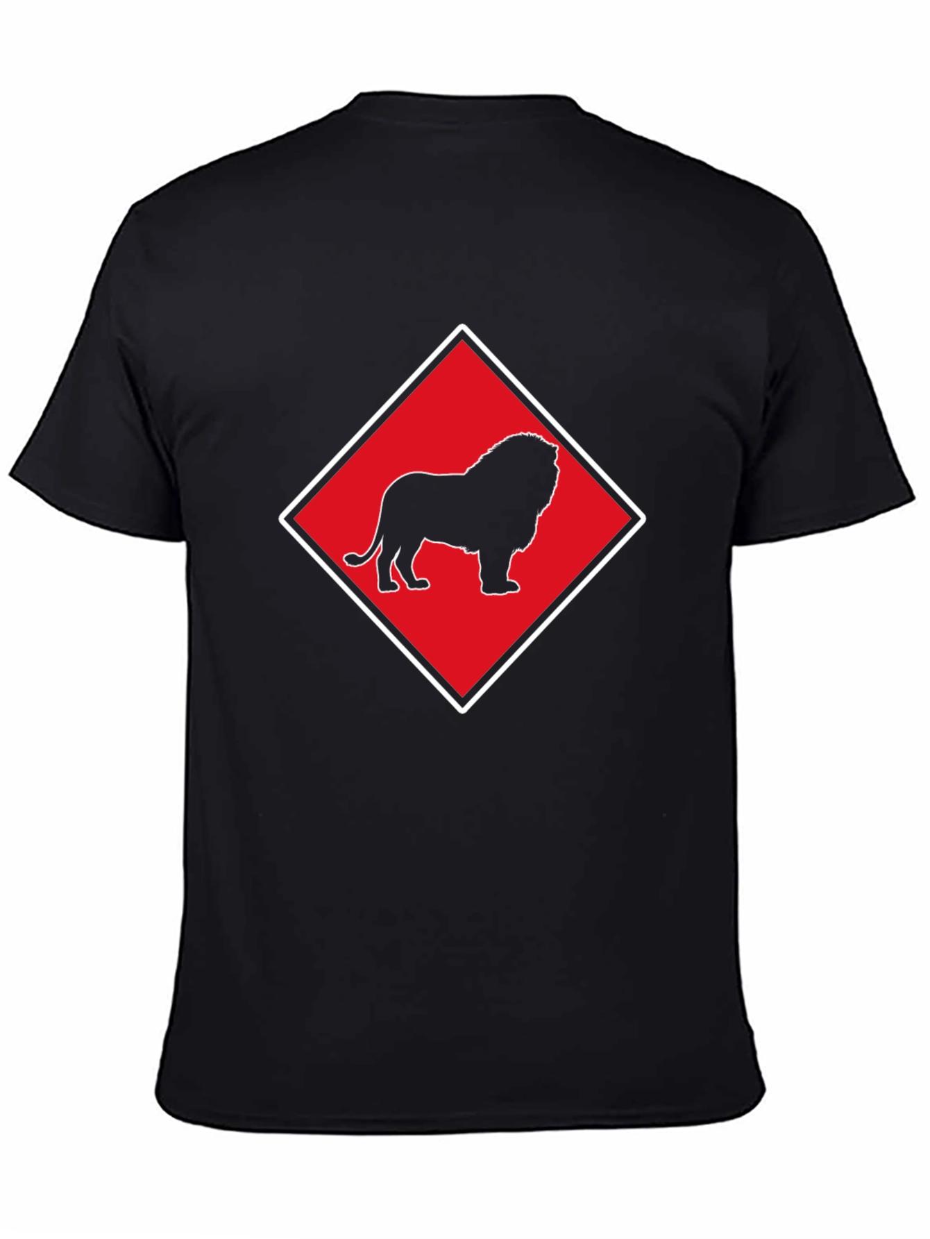 Lion Emblem Black T-Shirt