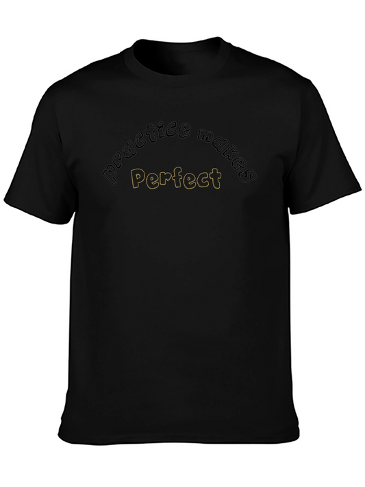 Practice Makes Perfect Black Tee