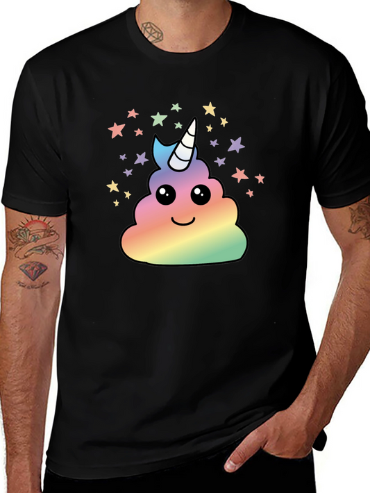 Unicorn Poop Emoji Graphic Tee
