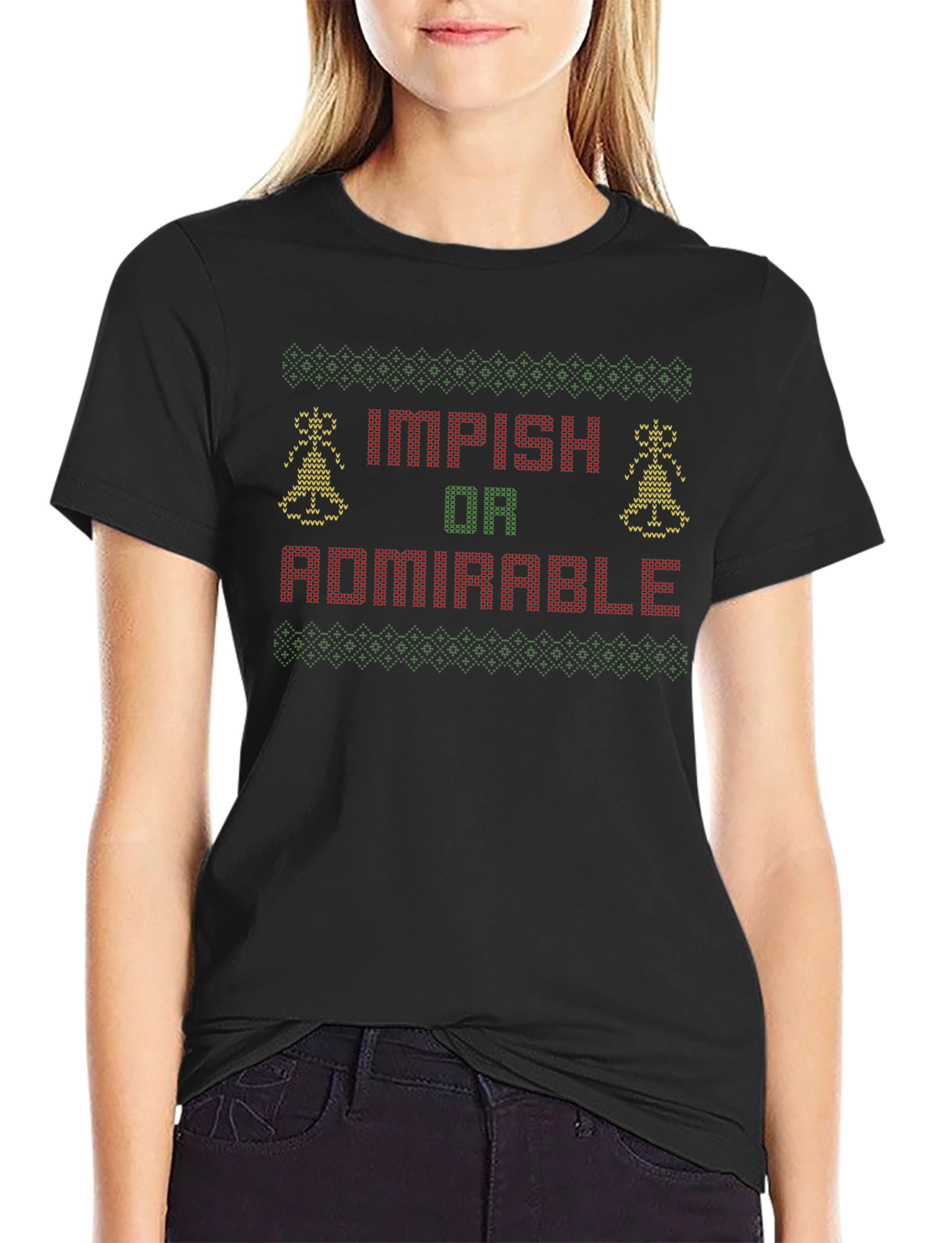 Impish or Admirable Christmas T-Shirt
