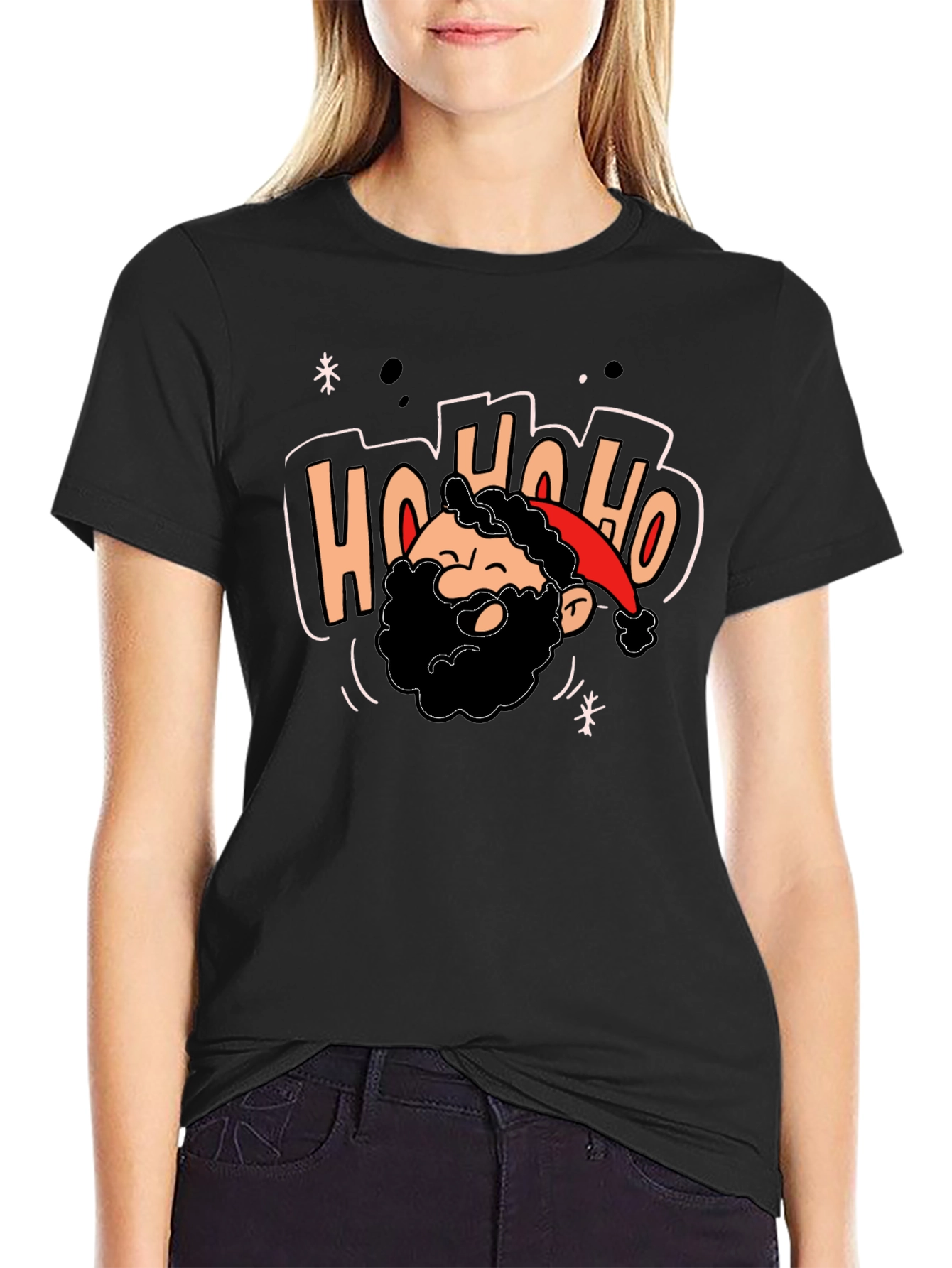 Ho Ho Ho Santa Graphic Tee