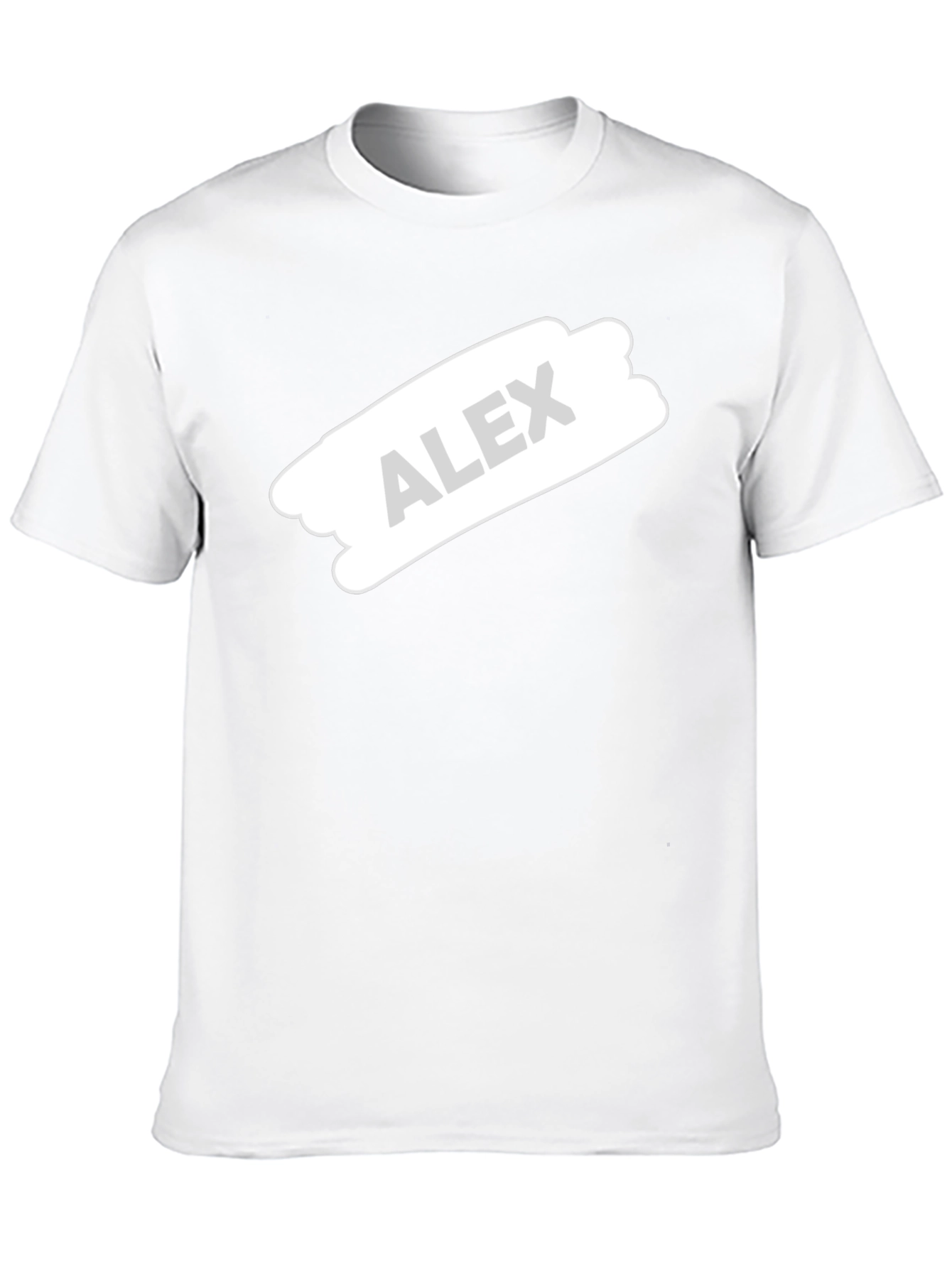 Personalized Alex Custom Black T-Shirt