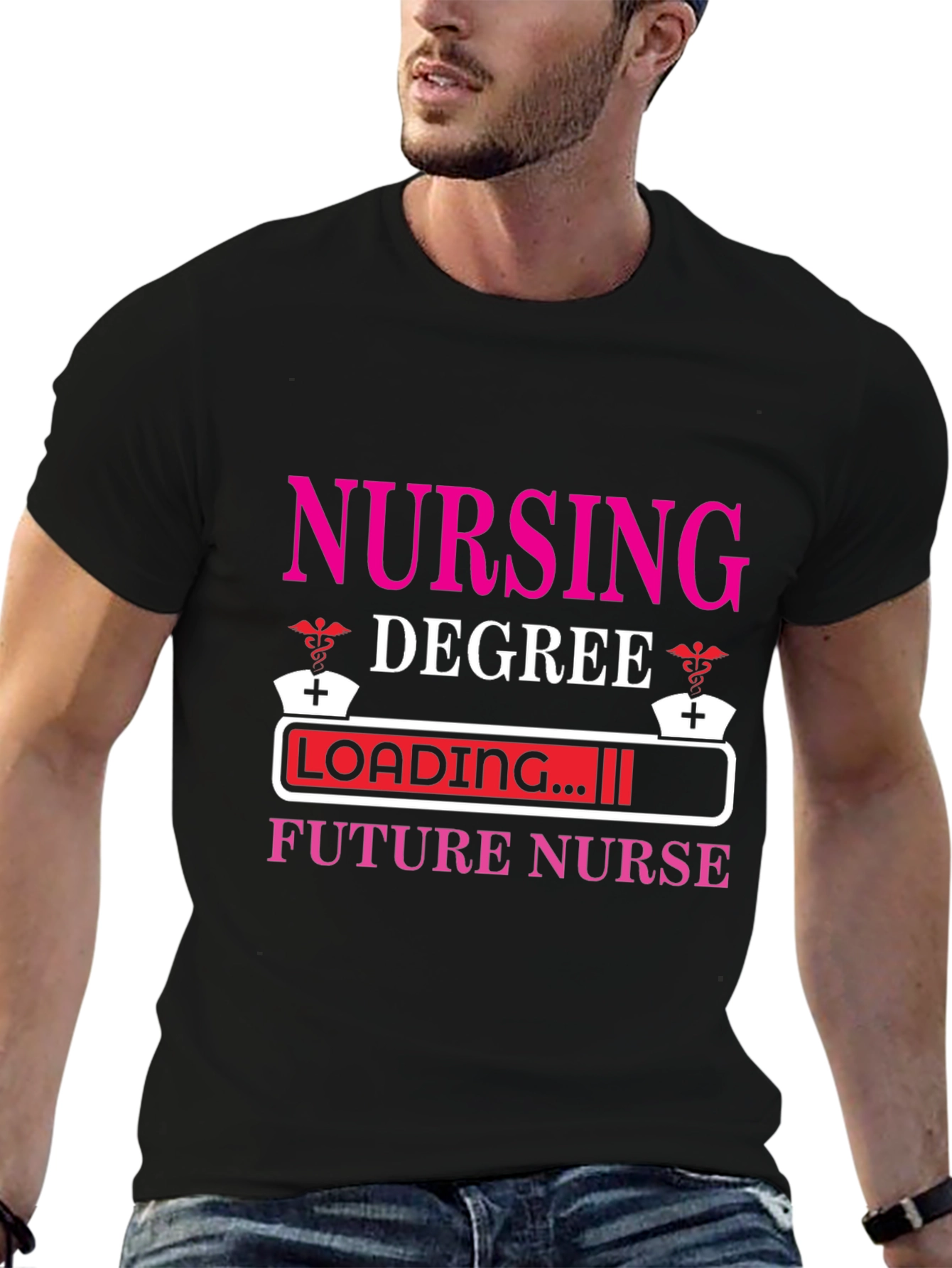 Future Nurse Loading Graphic Tee