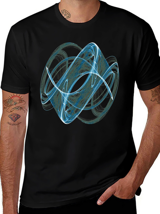 Abstract Light Black T-Shirt
