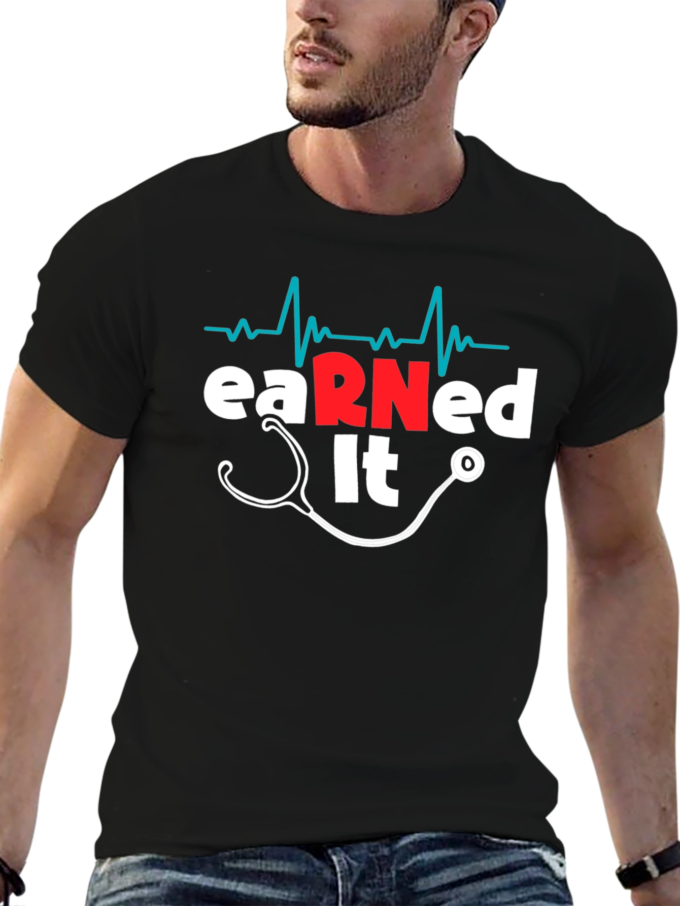 Earned It RN Nurse T-Shirt