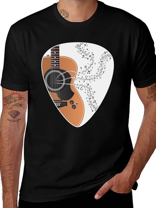 Guitar Music Tee - Classic Black T-Shirt
