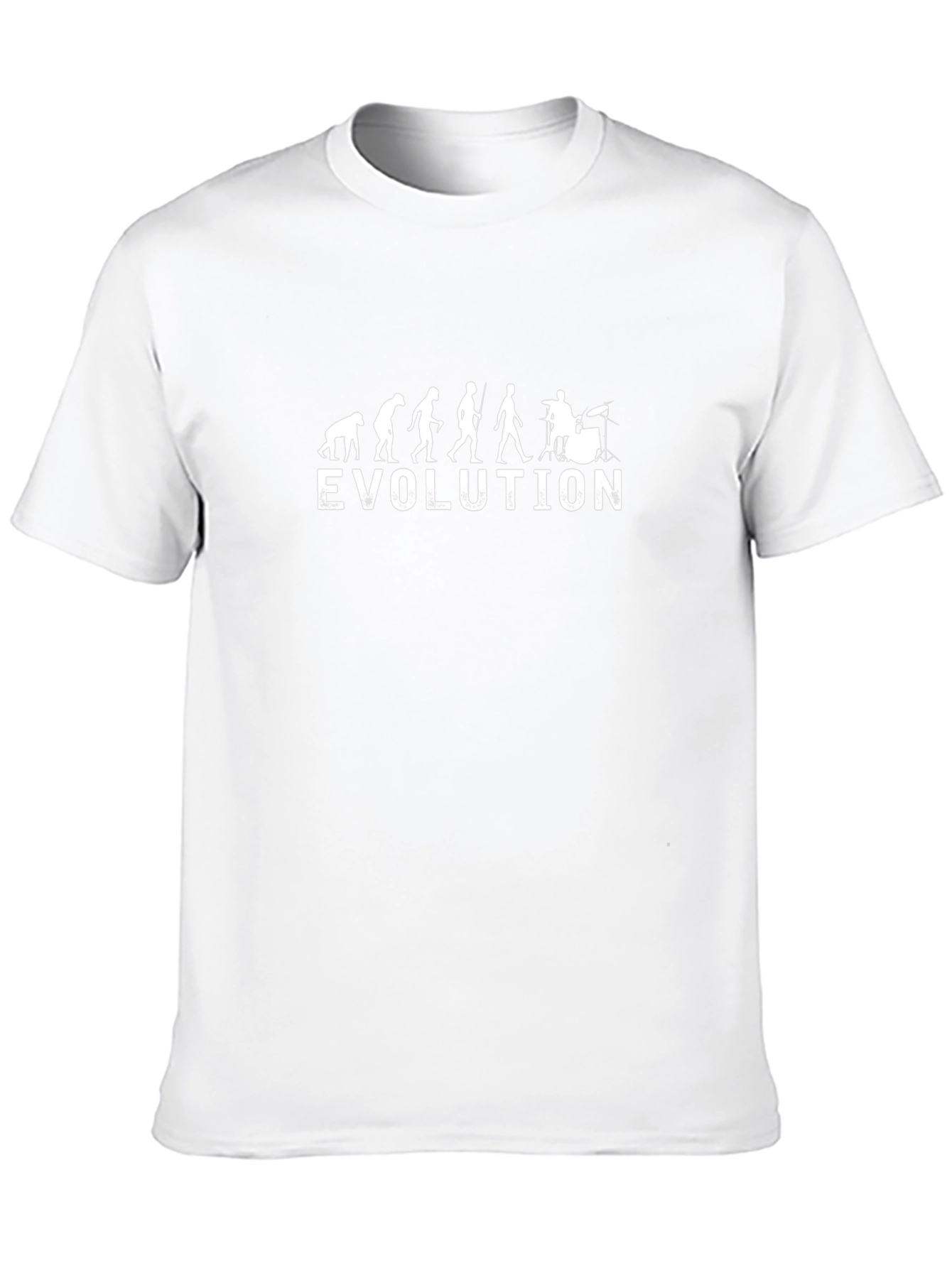 Evolution Drummer T-Shirt - Black Cotton Tee