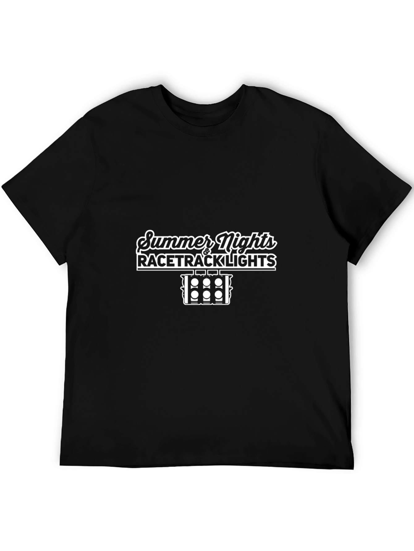 Summer Nights Racetrack Lights Graphic Tee
