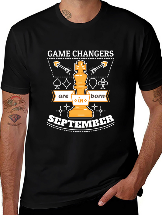 Game Changers Born in September T-Shirt