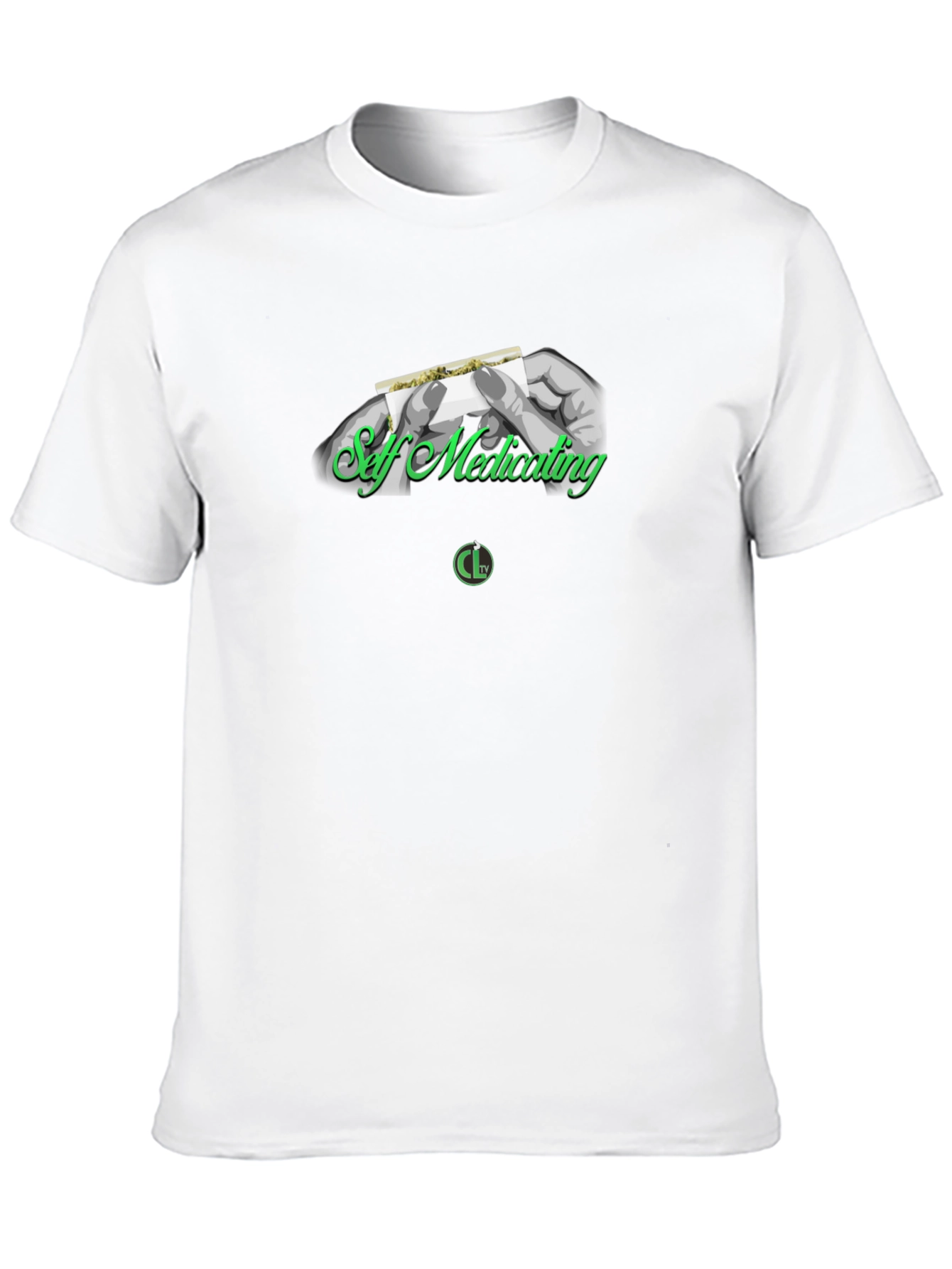 Self Medicating Black Graphic T-Shirt