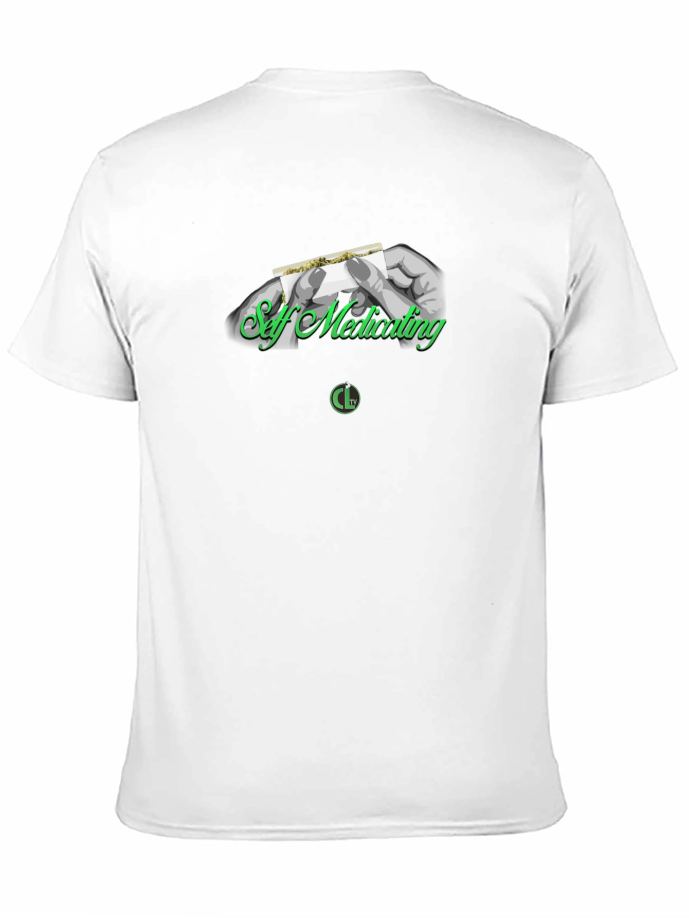 Self Medicating Black Graphic T-Shirt