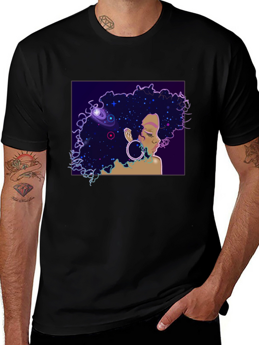 Cosmic Queen Black T-Shirt