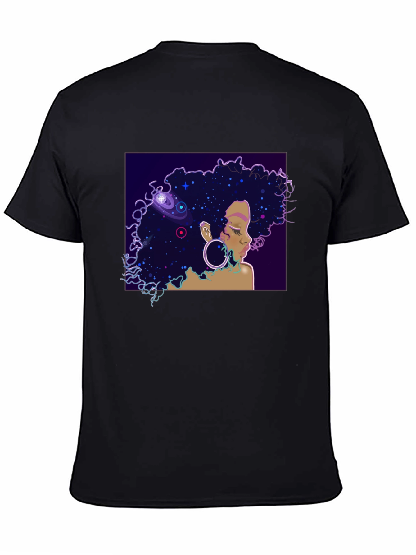Cosmic Queen Black T-Shirt