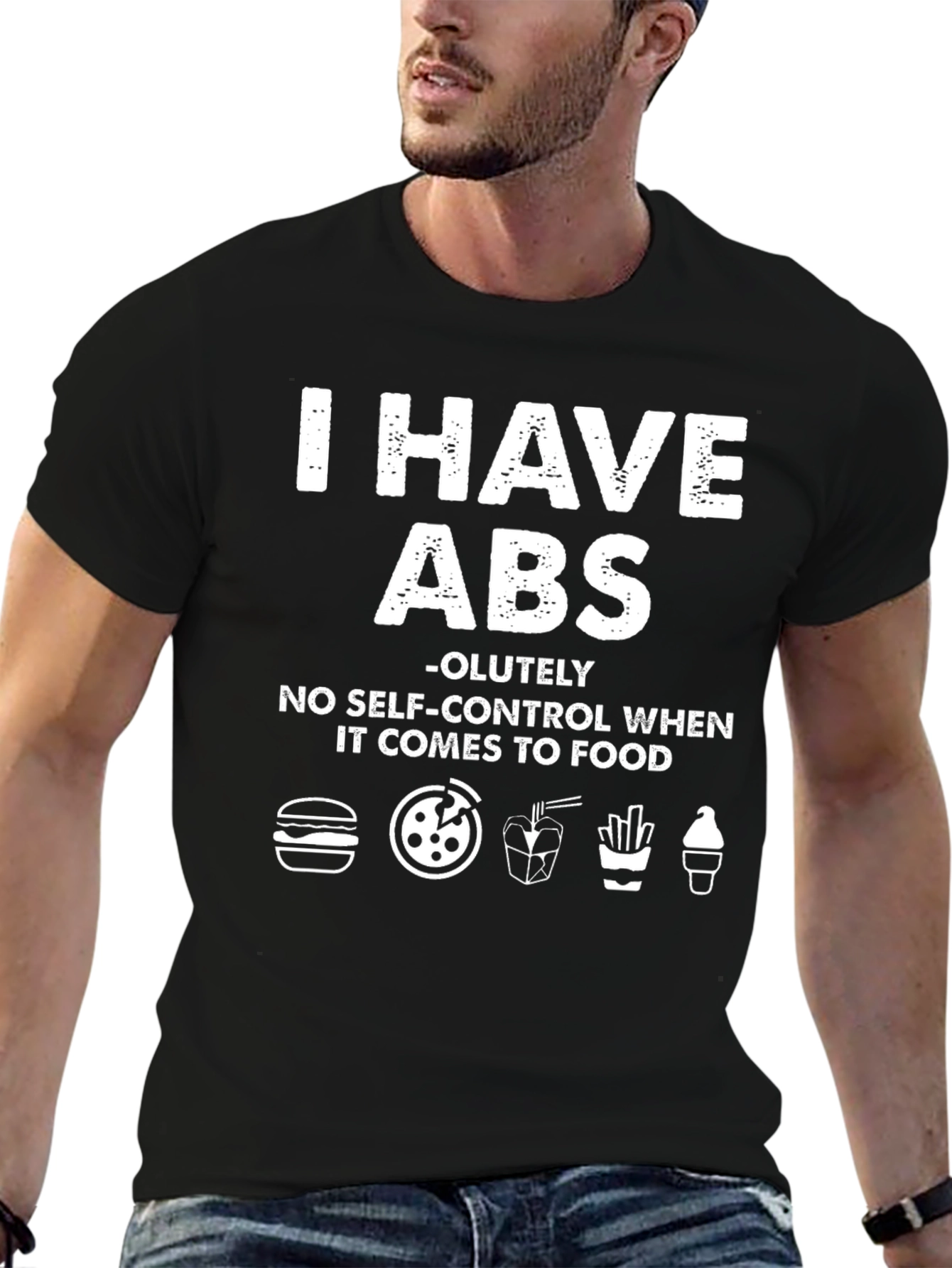 I Have ABS Funny Foodie T-Shirt