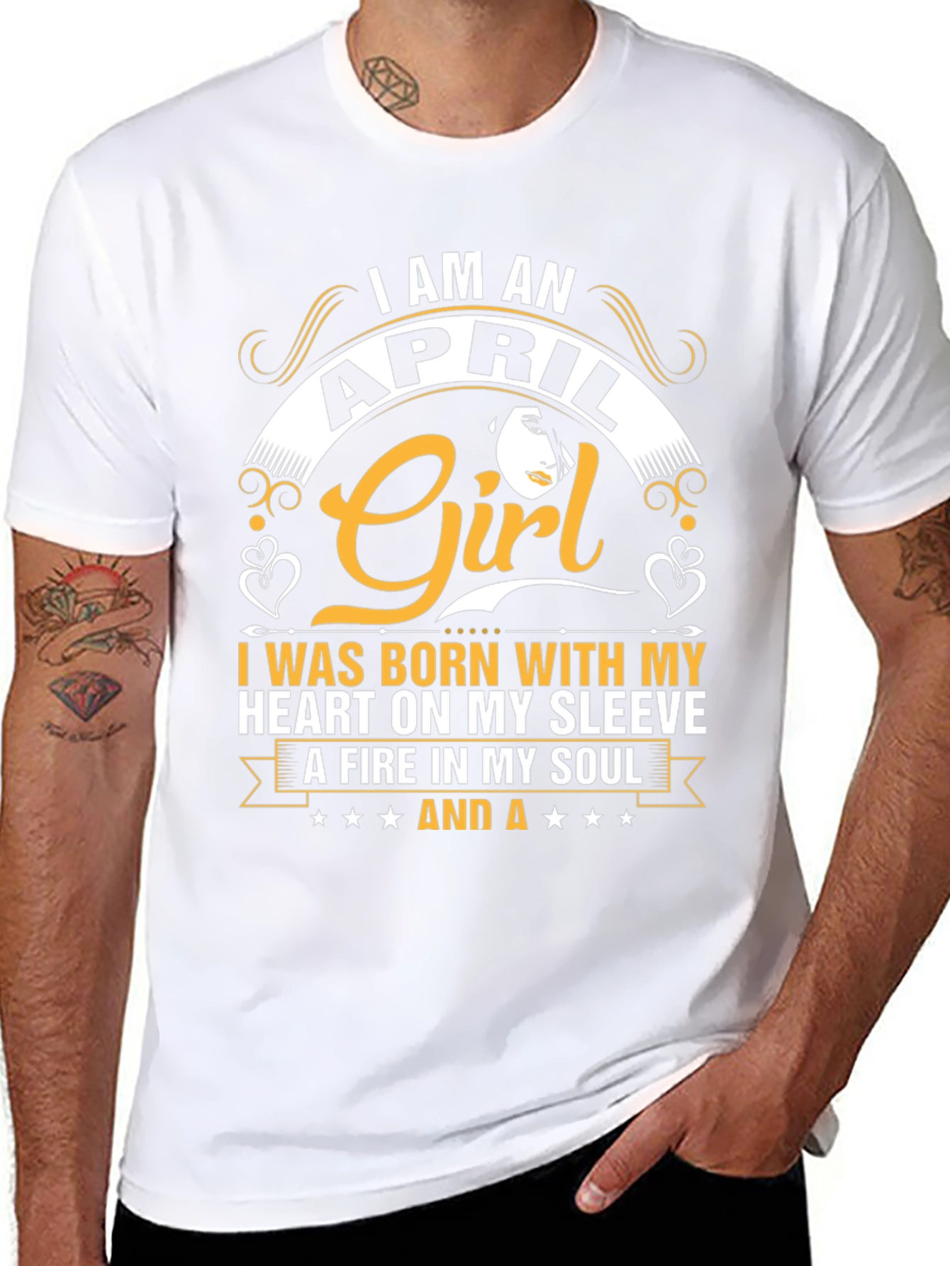 April Girl Graphic Tee