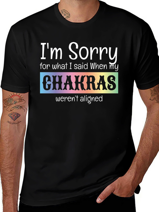 Funny Chakra Alignment Graphic T-Shirt