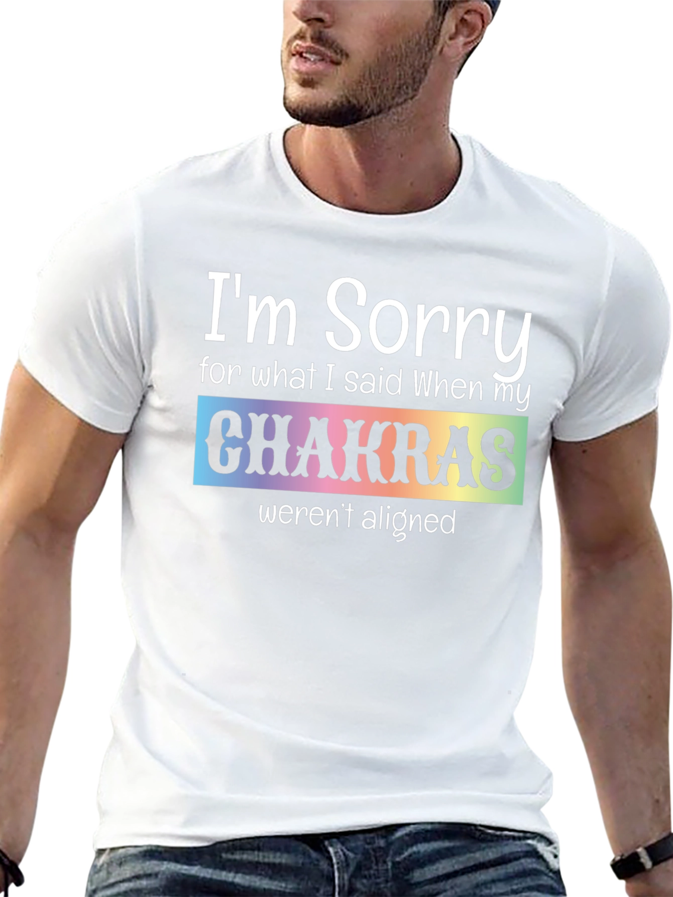 Funny Chakra Alignment Graphic T-Shirt