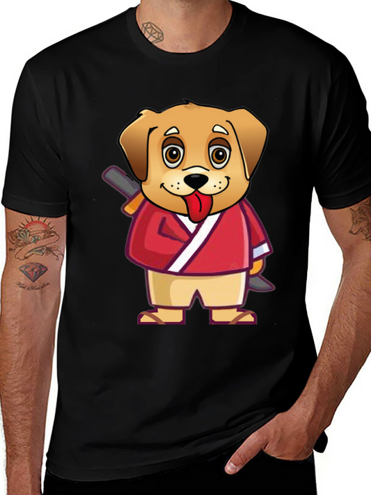Dog Cartoon Karate T-Shirt