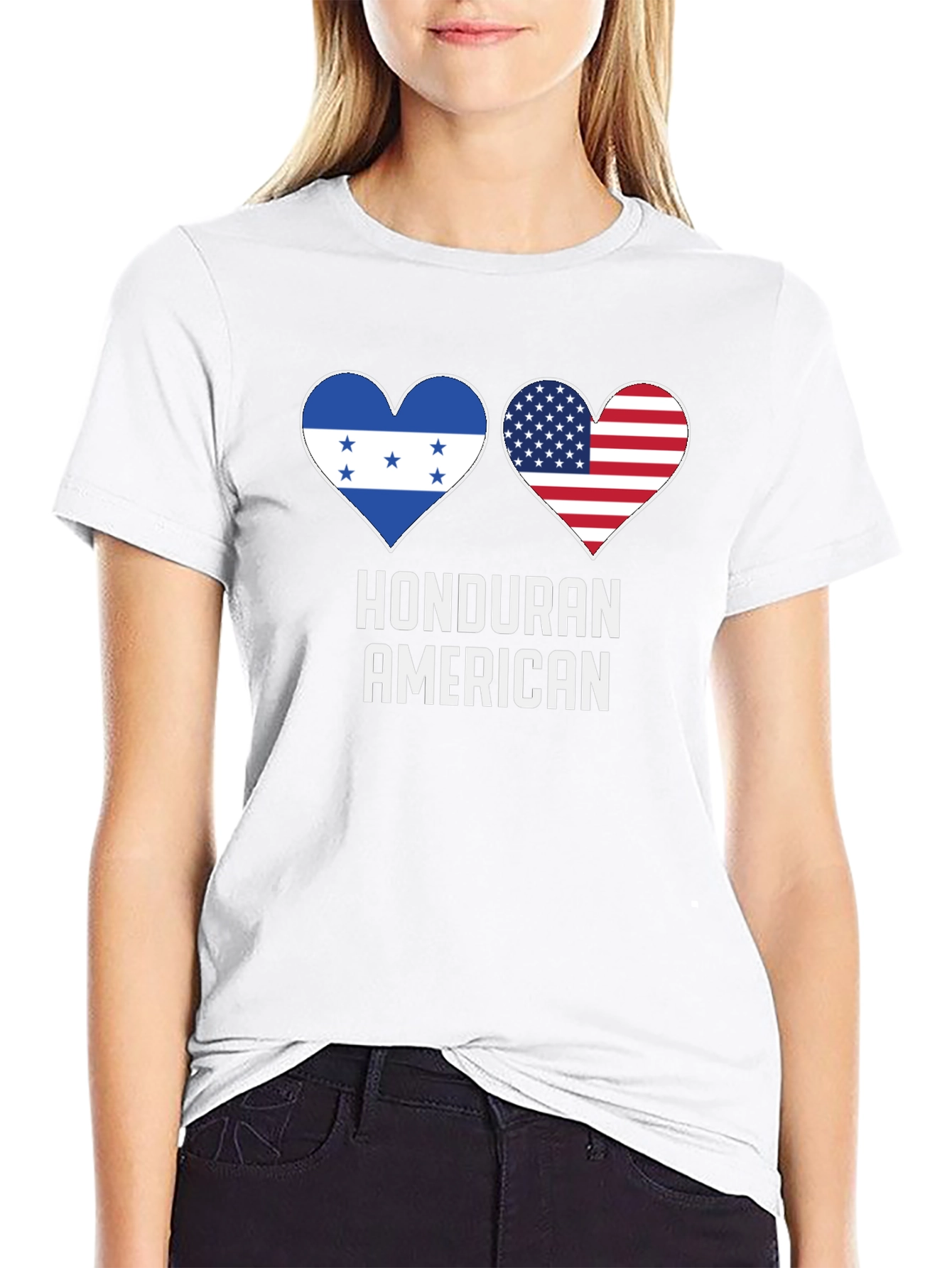 Honduran American Pride Graphic T-Shirt
