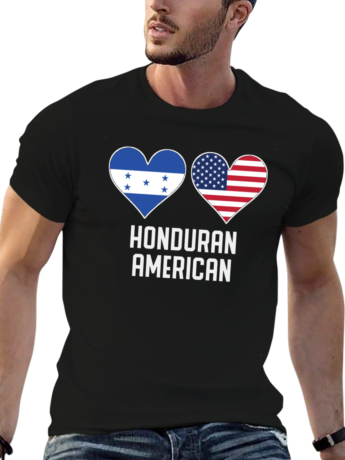 Honduran American Pride Graphic T-Shirt