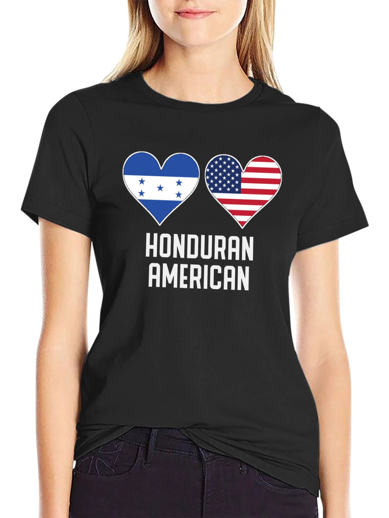 Honduran American Pride Graphic T-Shirt