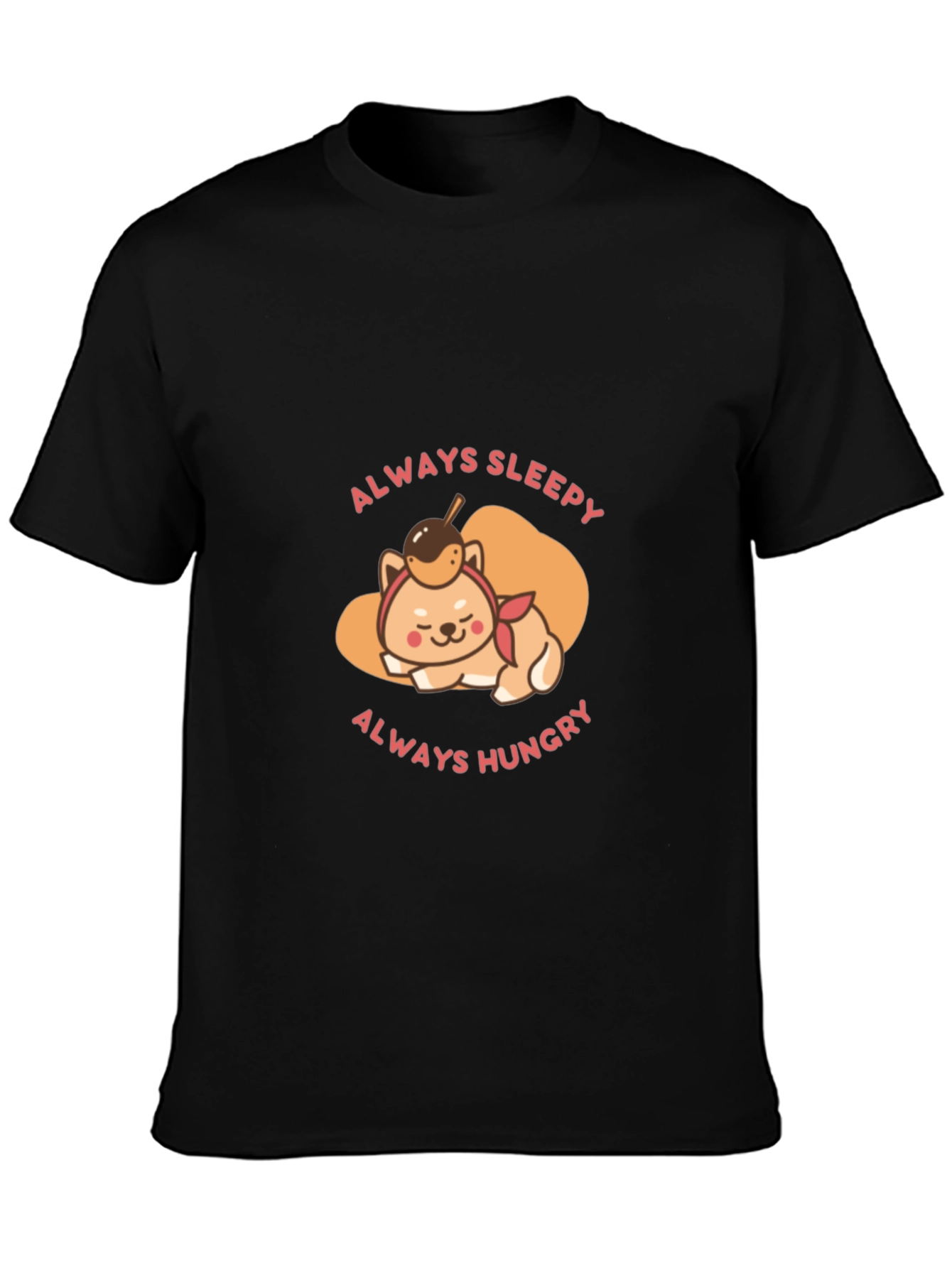 Always Sleepy Hungry Shiba Inu T-Shirt
