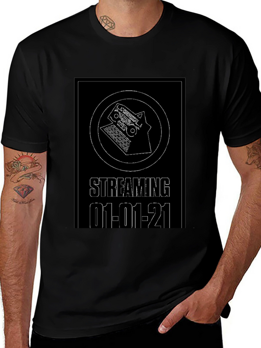 Streaming 01-01-21 Black T-Shirt