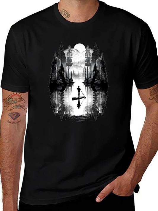 Nature Paddleboard T-Shirt - Black