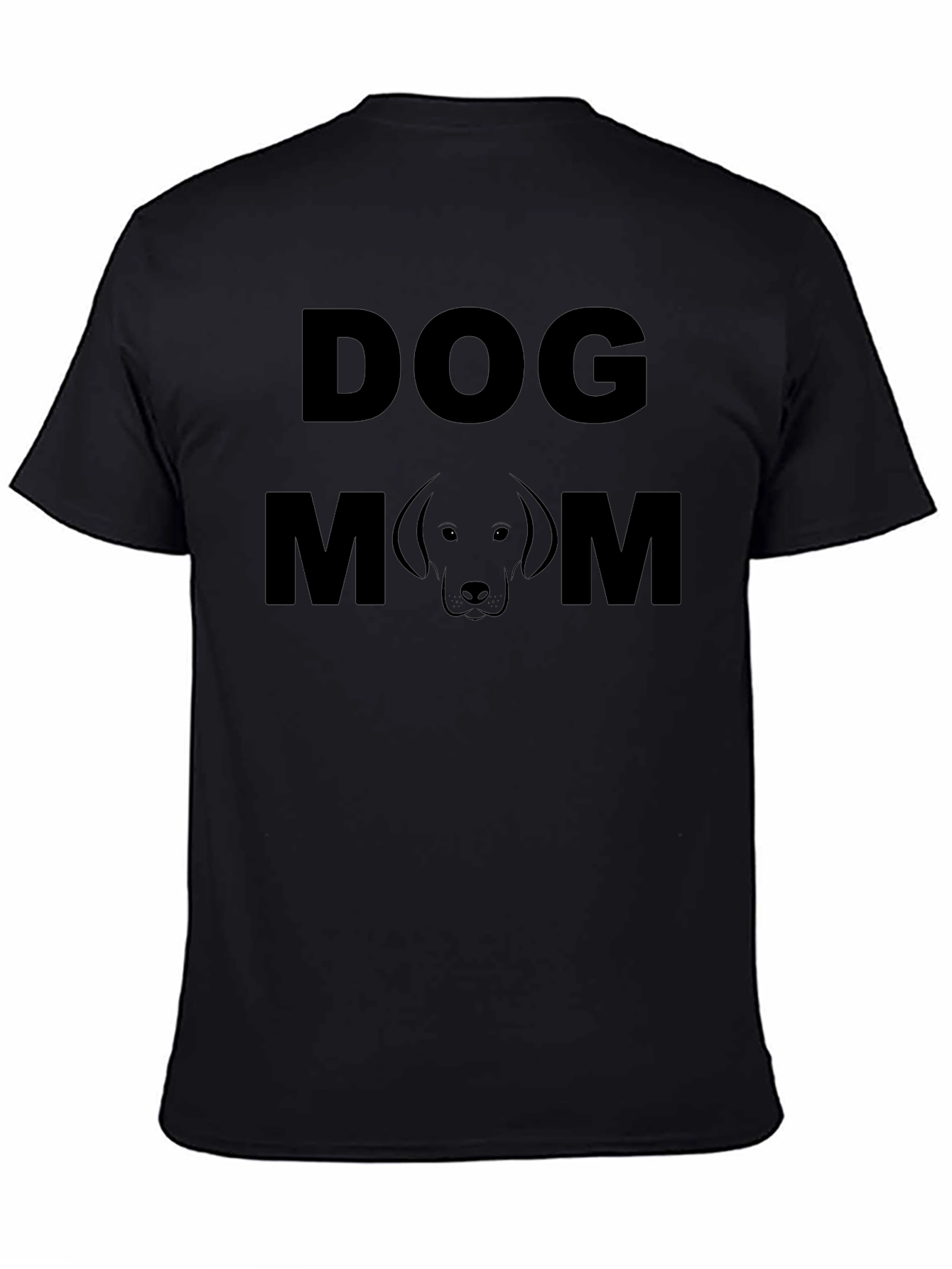 Dog Mom T-Shirt - Black