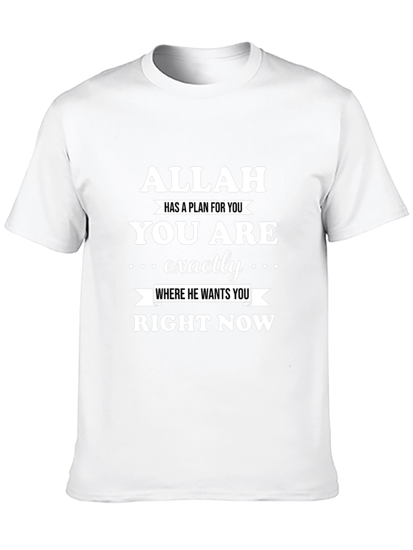 Allah Has a Plan T-Shirt - Faith Based Tee