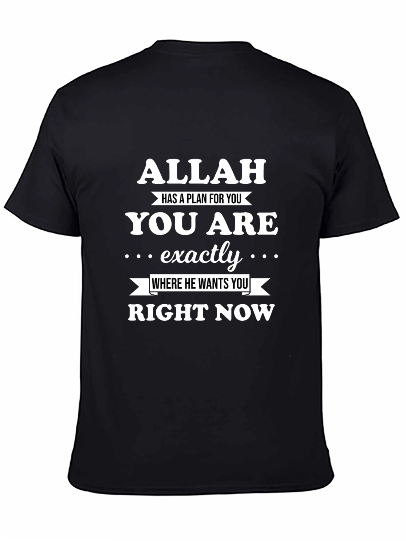 Allah Has a Plan T-Shirt - Faith Based Tee