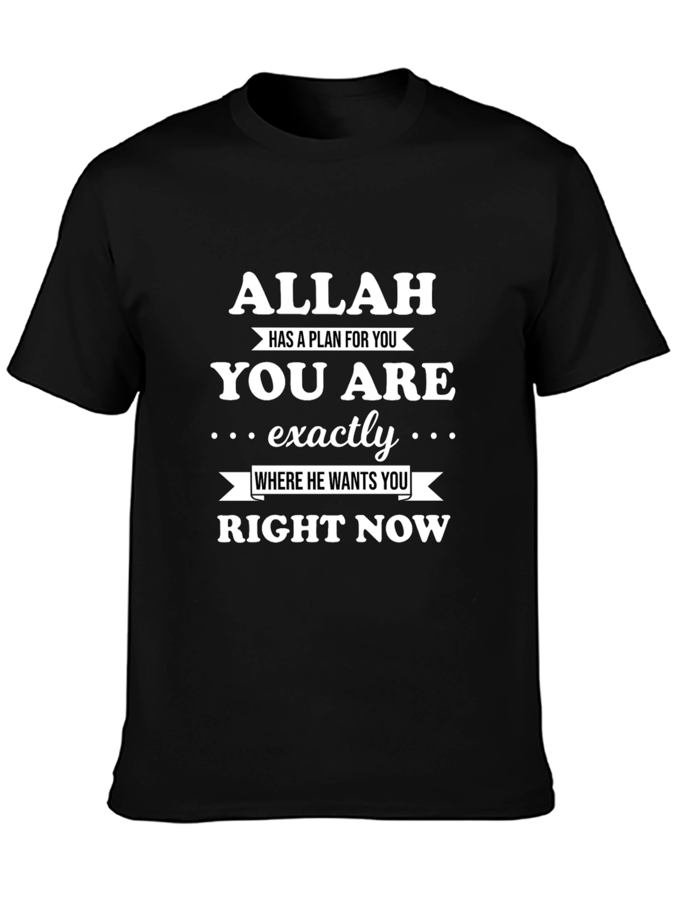 Allah Has a Plan T-Shirt - Faith Based Tee