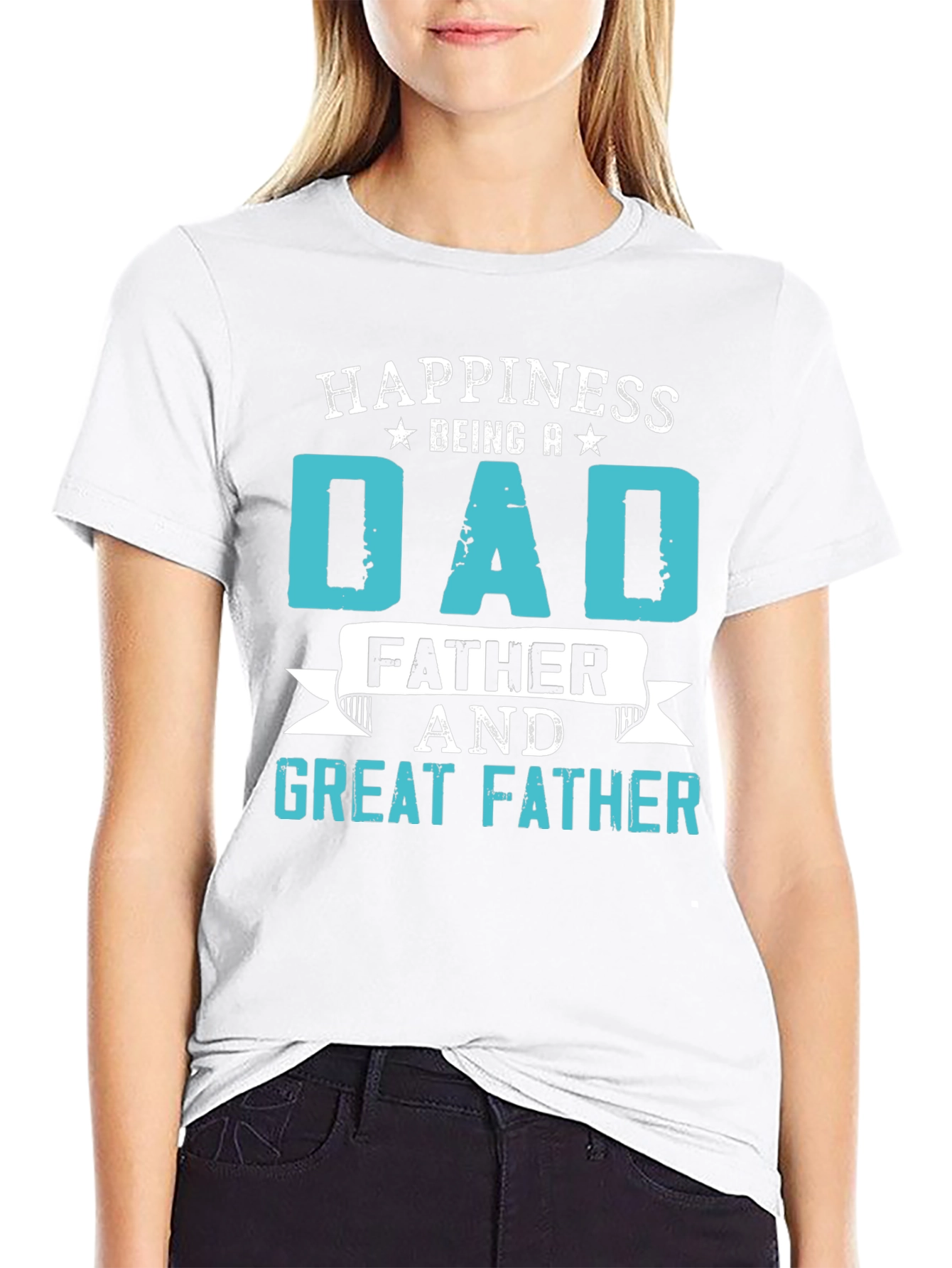 Happiness Being A Dad Graphic T-Shirt