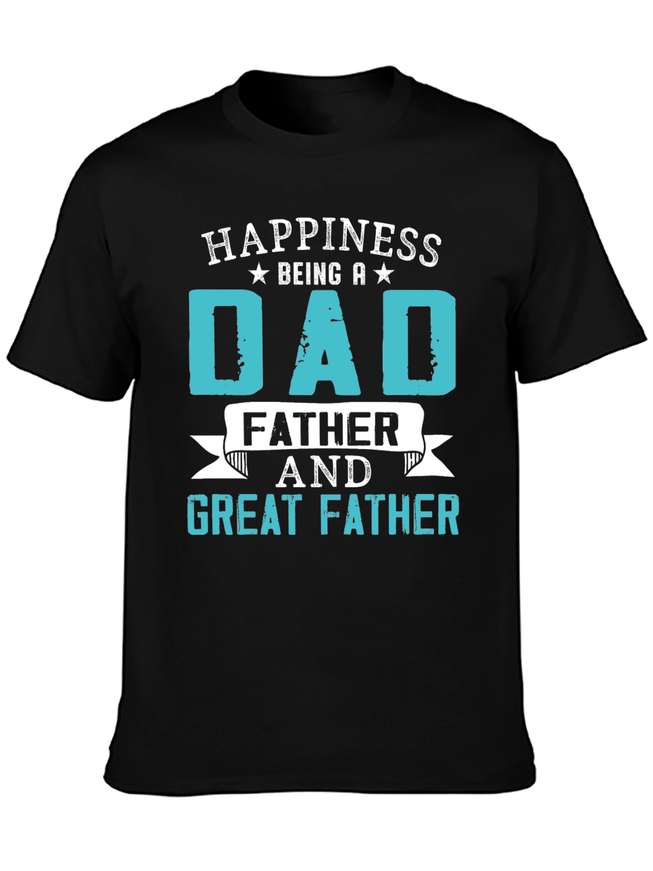 Happiness Being A Dad Graphic T-Shirt