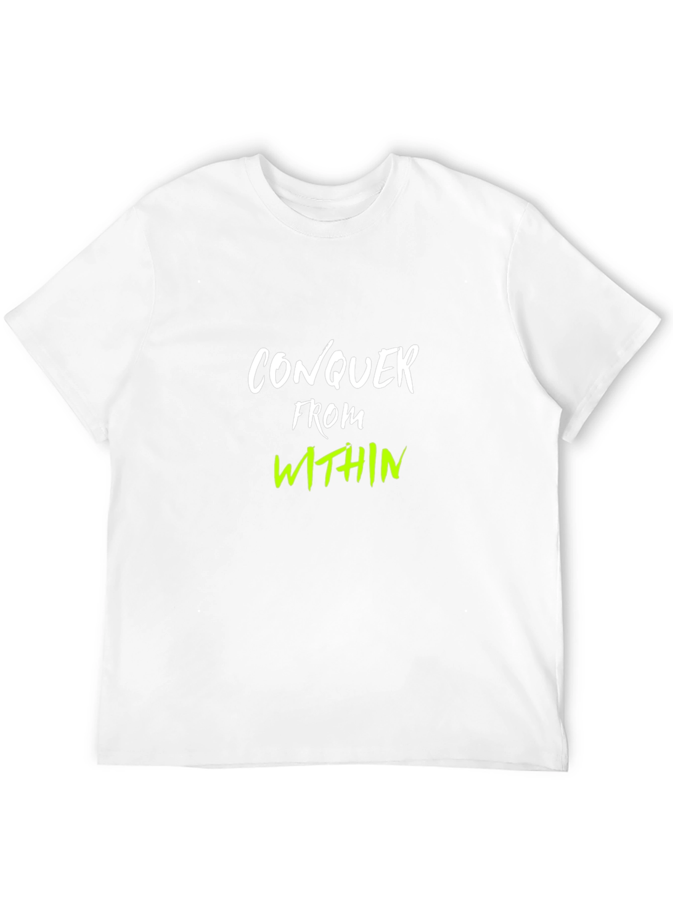 Conquer Within Black Graphic Tee