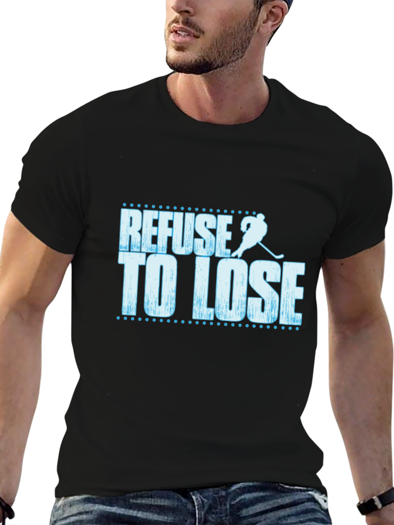 Refuse to Lose Hockey Graphic T-Shirt