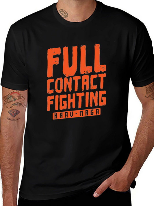 Full Contact Fighting Krau-Maga Black T-Shirt