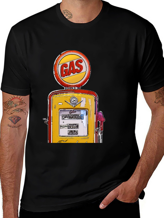 Vintage Gas Pump Graphic T-Shirt