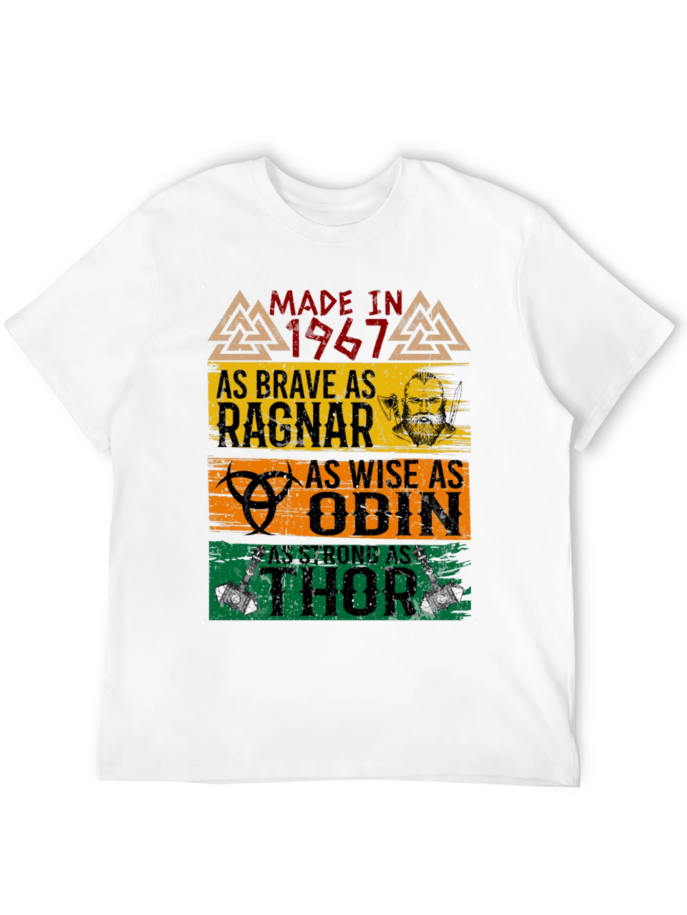 Made in 1967 Viking T-Shirt Ragnar Odin Thor