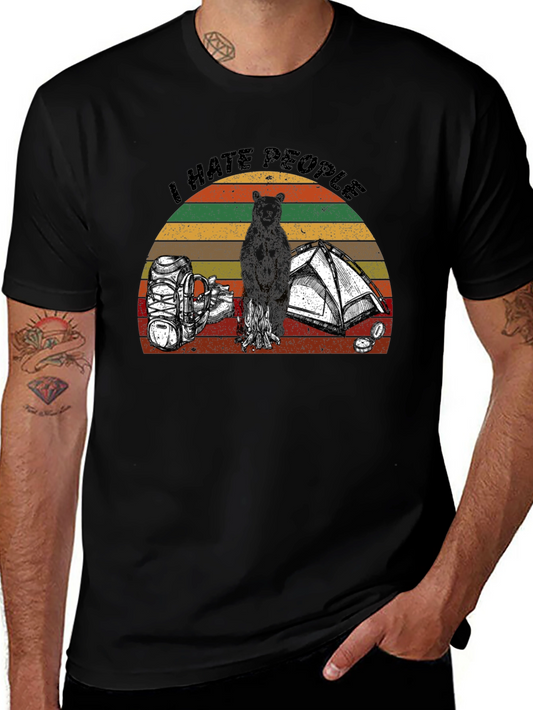 I Hate People Camping Graphic T-Shirt
