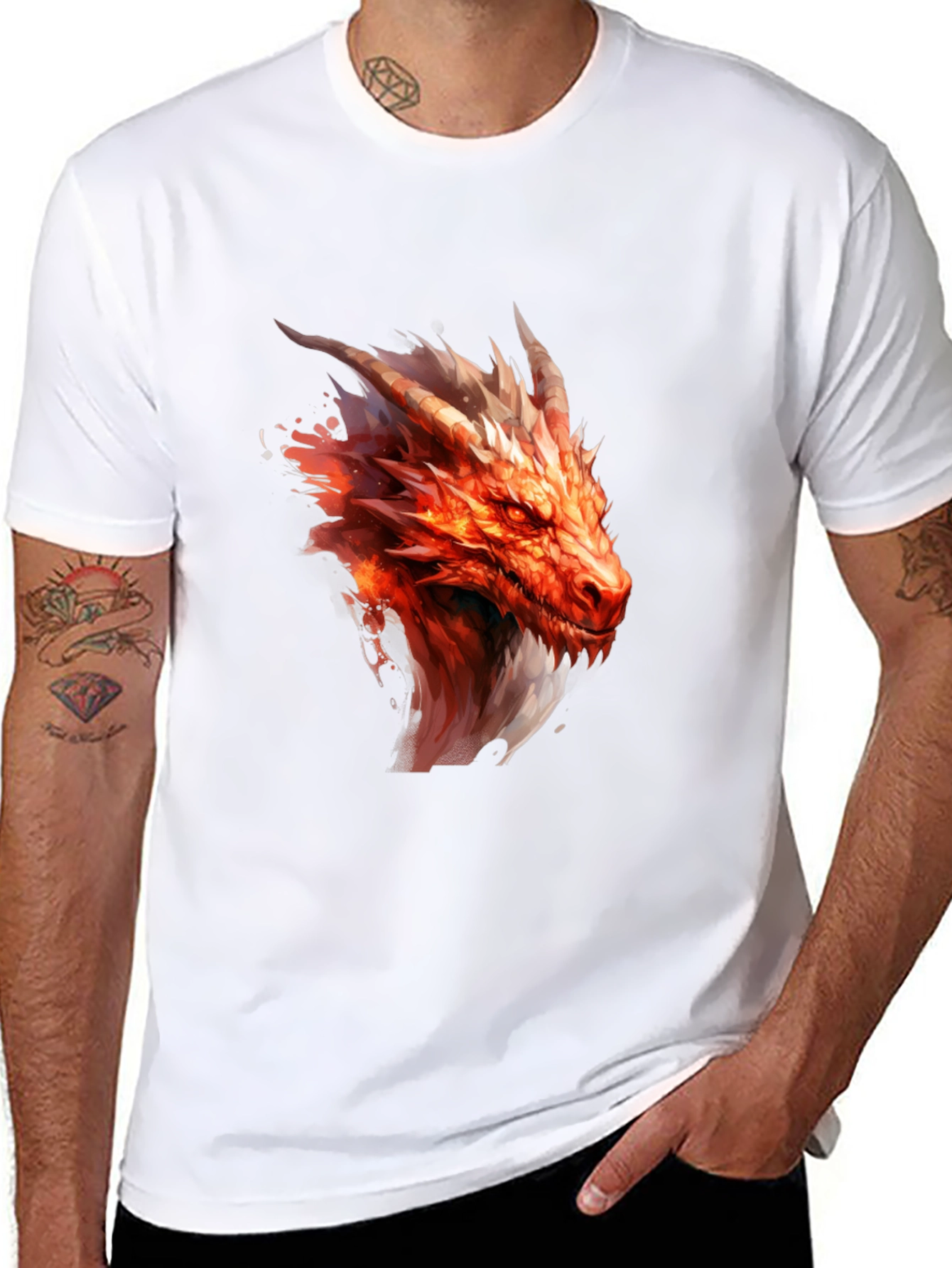 Dragon Graphic Black T-Shirt