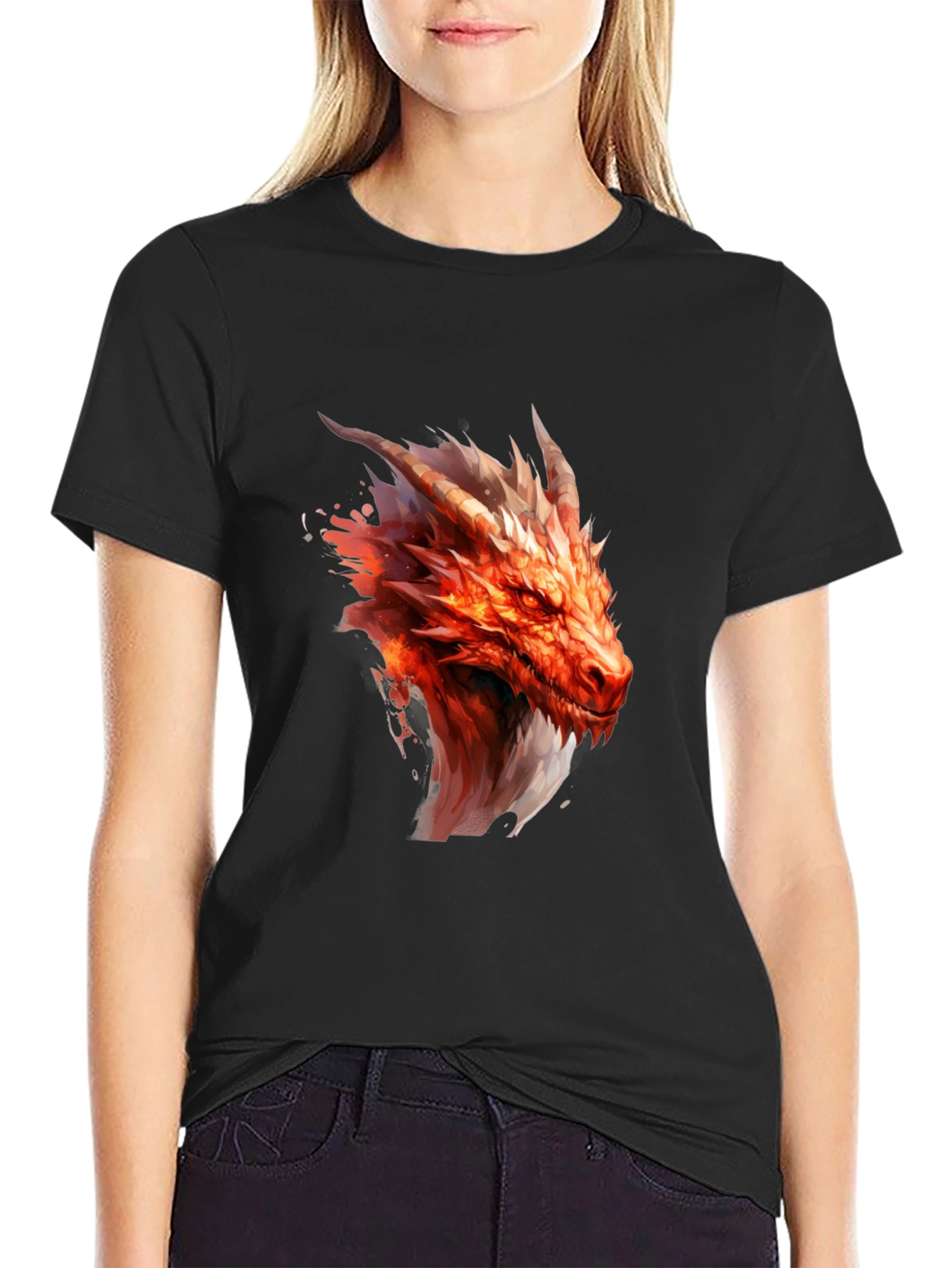 Dragon Graphic Black T-Shirt