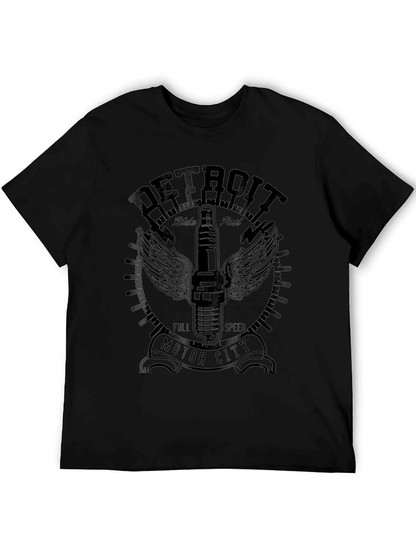 Detroit Motor City Graphic T-Shirt