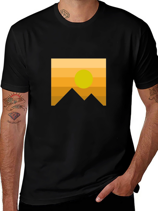 Sunset Mountain T-Shirt - Graphic Tee for Nature Lovers